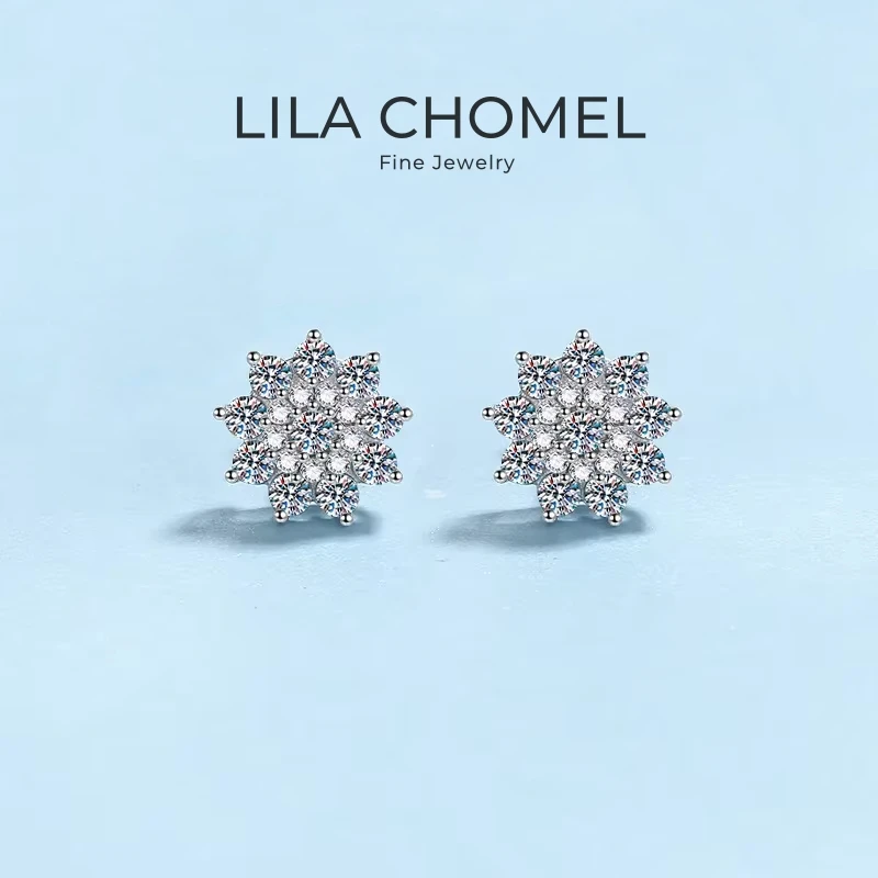 Classic Platinum PT950 Flower Earplug Stud Earrings Women Wedding Jewelry 0.708Carat Moissanite Diamond Girlfriend Birthday Gift
Classic Platinum PT950 Flower Earplug Stud Earrings Women Wedding Jewelry 0.708Carat Moissanite Diamond Girlfriend Birthday Gift