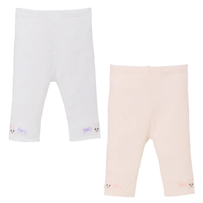 Spring Summer Girl Leggings 6/10 Length Kawaii Cartoon Bowknot Rabbit Embroidery Soft Casual Pants for Baby Girl 80-130
Spring Summer Girl Leggings 6/10 Length Kawaii Cartoon Bowknot Rabbit Embroidery Soft Casual Pants for Baby Girl 80-130