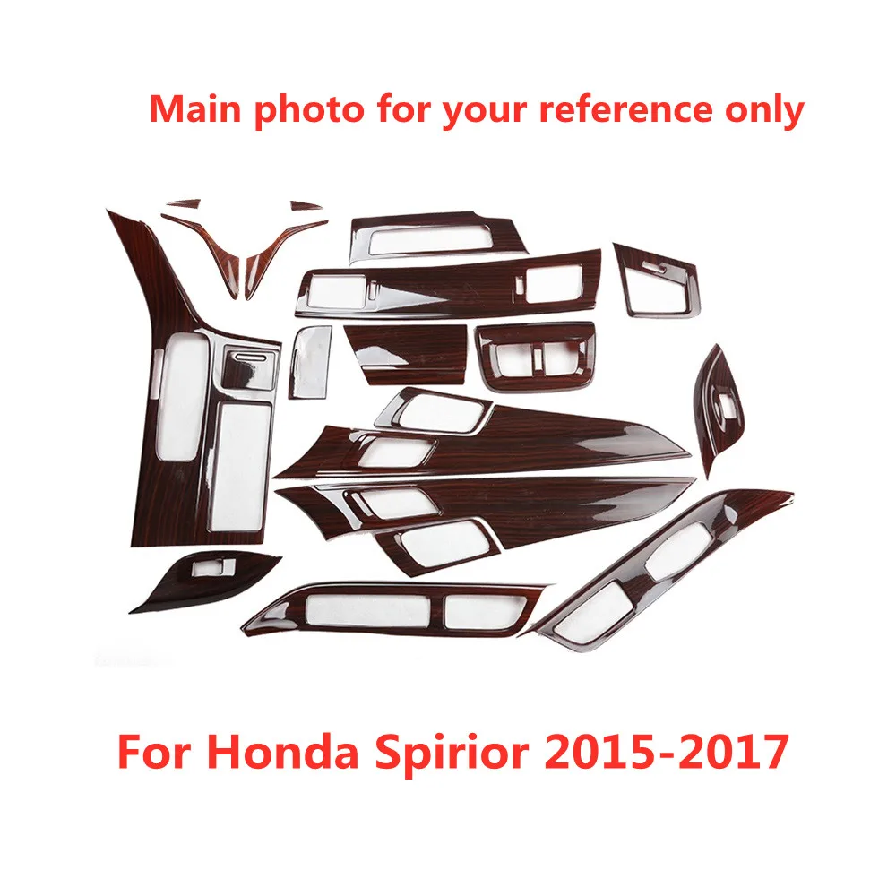 Wood Grain Car Interior Styling Steering Window Control Door Handle Gear Panel Sticker Cover for Honda Spirior 2015 2016 2017
Wood Grain Car Interior Styling Steering Window Control Door Handle Gear Panel Sticker Cover for Honda Spirior 2015 2016 2017