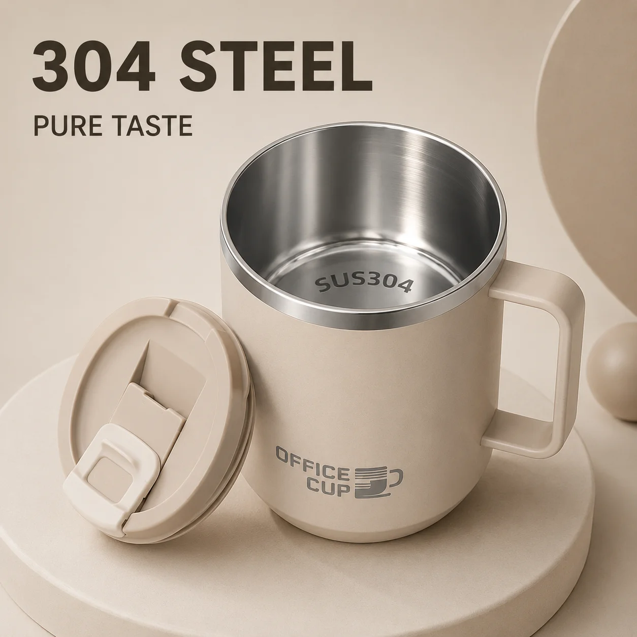 Insulated Stainless Steel Coffee Mug 304 Double Wall Travel Cup with Handle Leak Proof for Office School Outdoor Drinkware
Insulated Stainless Steel Coffee Mug 304 Double Wall Travel Cup with Handle Leak Proof for Office School Outdoor Drinkware
