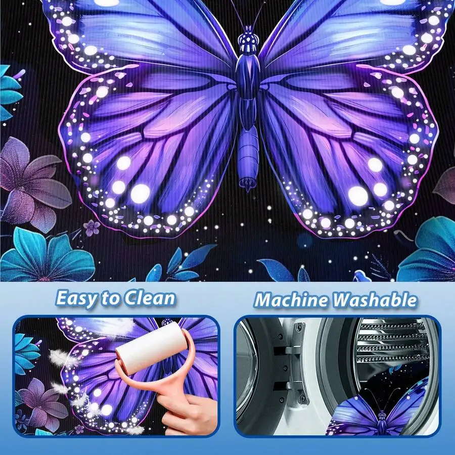 Colorful Butterfly Print Car Trunk Mat - Anti Slip, Washable, Easy Clean Cargo Pad
Colorful Butterfly Print Car Trunk Mat - Anti Slip, Washable, Easy Clean Cargo Pad