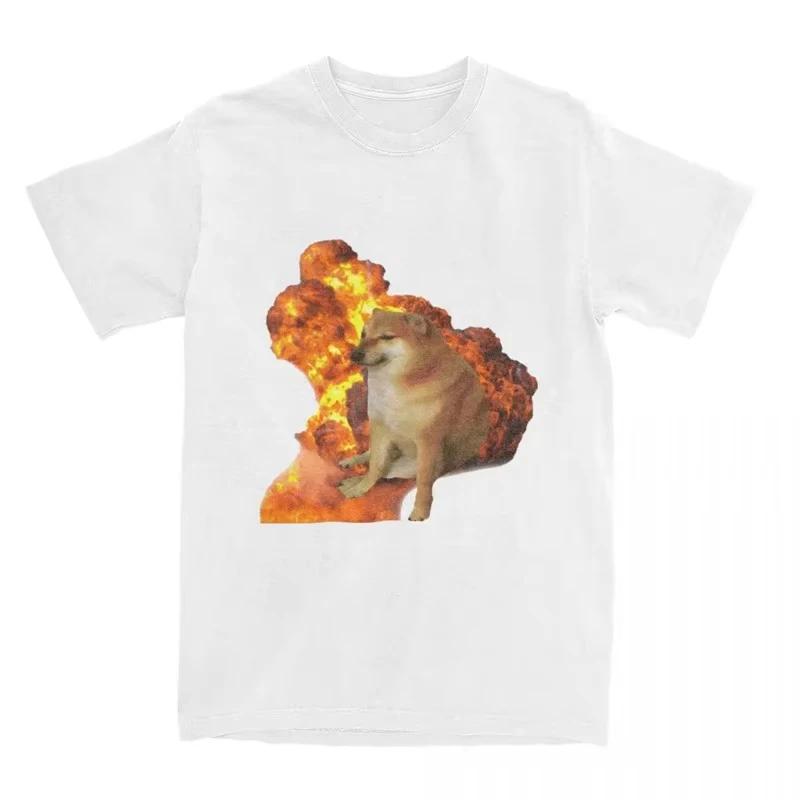 Summer Balltze Cheems Meme T-Shirt Men Vintage 3D Dog Graphic Cotton Short Sleeve Casual Funny Trendy Streetwear
Summer Balltze Cheems Meme T-Shirt Men Vintage 3D Dog Graphic Cotton Short Sleeve Casual Funny Trendy Streetwear