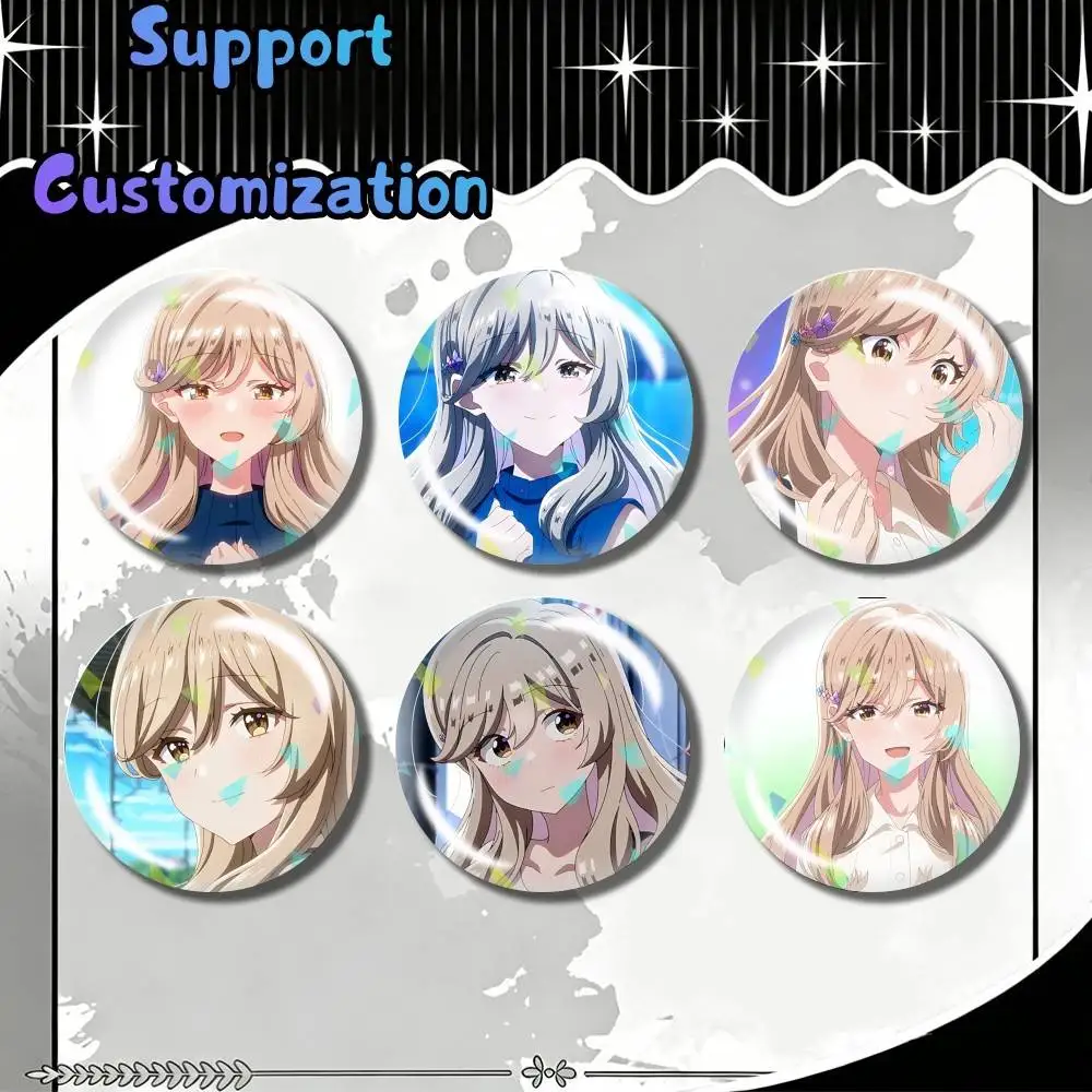 Campus Angel Sena Ajisai Watanare Customizable Round Brooch Pins, Personalized Badges With Broken Glass Design Fashion Accessory
Campus Angel Sena Ajisai Watanare Customizable Round Brooch Pins, Personalized Badges With Broken Glass Design Fashion Accessory