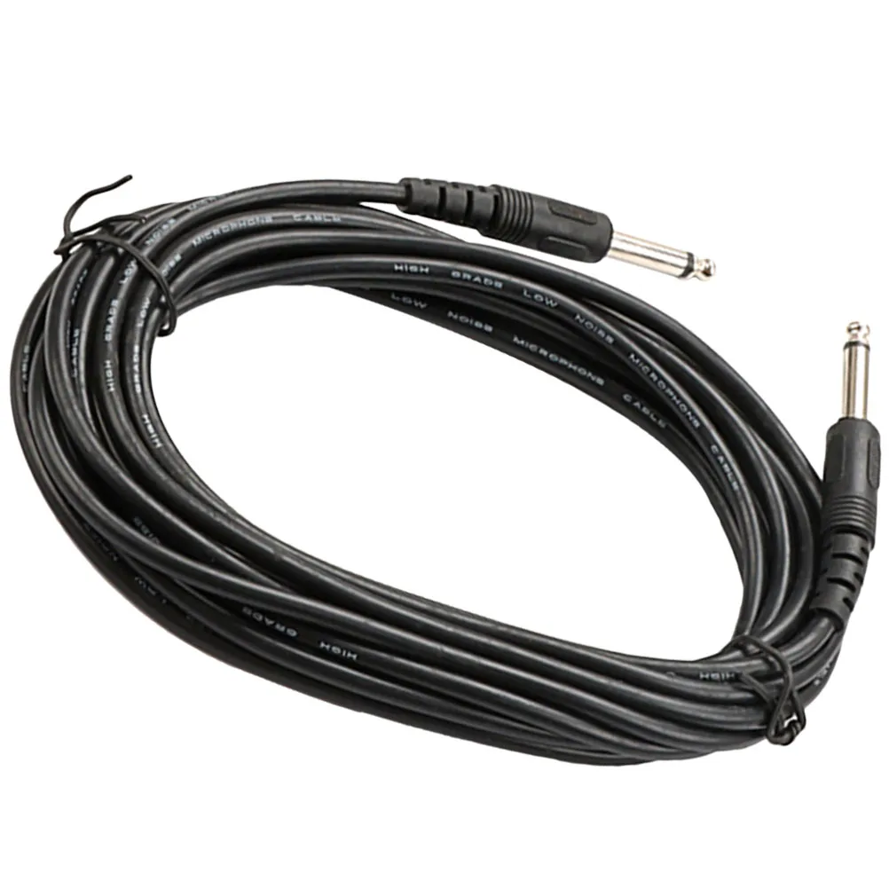 Black Straight Guitar Cable 5M OA12 Durable Plastic Stable Connection Electric Bass Audio Wire Patch Cables Musical Instruments
Black Straight Guitar Cable 5M OA12 Durable Plastic Stable Connection Electric Bass Audio Wire Patch Cables Musical Instruments