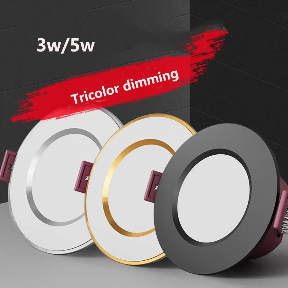Durable Recessed LED Downlight Tricolor Dimmable Spot Light Down Lights Anti Glare Energy Saving Ceiling Spot Lights Indoor
Durable Recessed LED Downlight Tricolor Dimmable Spot Light Down Lights Anti Glare Energy Saving Ceiling Spot Lights Indoor