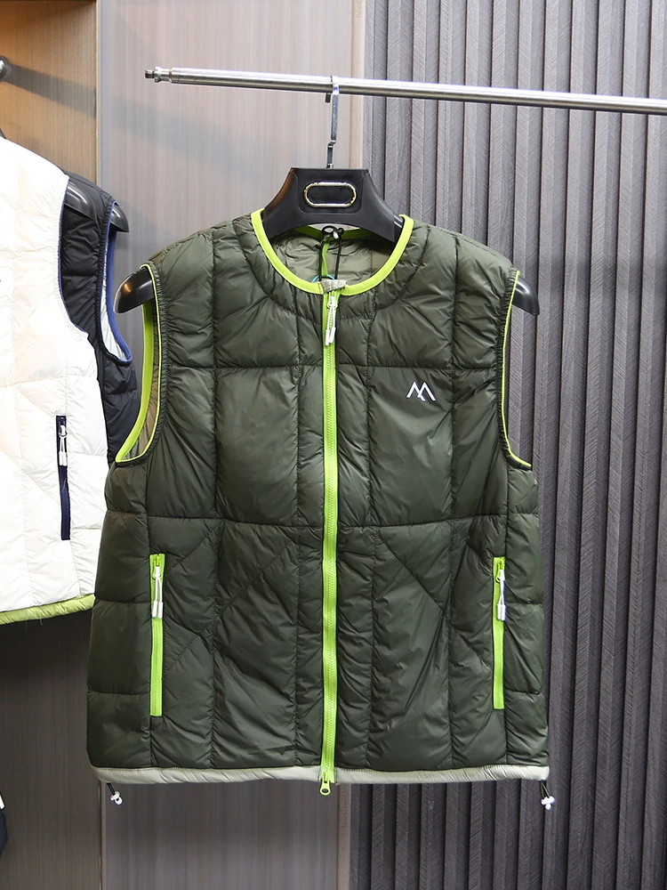 Lightweight Warm Duck down Vest Unisex Outdoor Storage Winter Versatile Thin Thermal Vest Youthful Style Pure Color Zipper
Lightweight Warm Duck down Vest Unisex Outdoor Storage Winter Versatile Thin Thermal Vest Youthful Style Pure Color Zipper