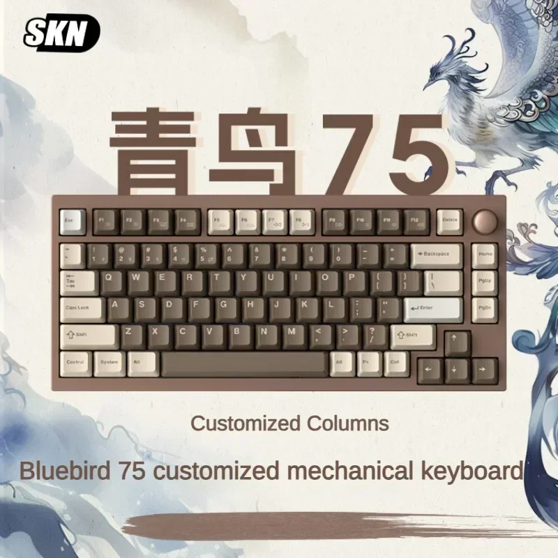 SKN Qingniao 75, механическая клавиатура, беспроводная трехрежимная 6063, алюминиевый сплав с ЧПУ QMK/VIA, прокладка RGB, Bluetooth-клавиатура для ПК с возможностью горячей замены
SKN Qingniao 75, механическая клавиатура, беспроводная трехрежимная 6063, алюминиевый сплав с ЧПУ QMK/VIA, прокладка RGB, Bluetooth-клавиатура для ПК с возможностью горячей замены