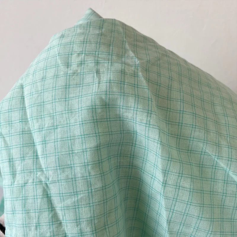 Cotton Fabric Summer Green Fresh Grid Shirt Skirt Bed Four Piece Set Home Cothes Sewing Fabric
Cotton Fabric Summer Green Fresh Grid Shirt Skirt Bed Four Piece Set Home Cothes Sewing Fabric