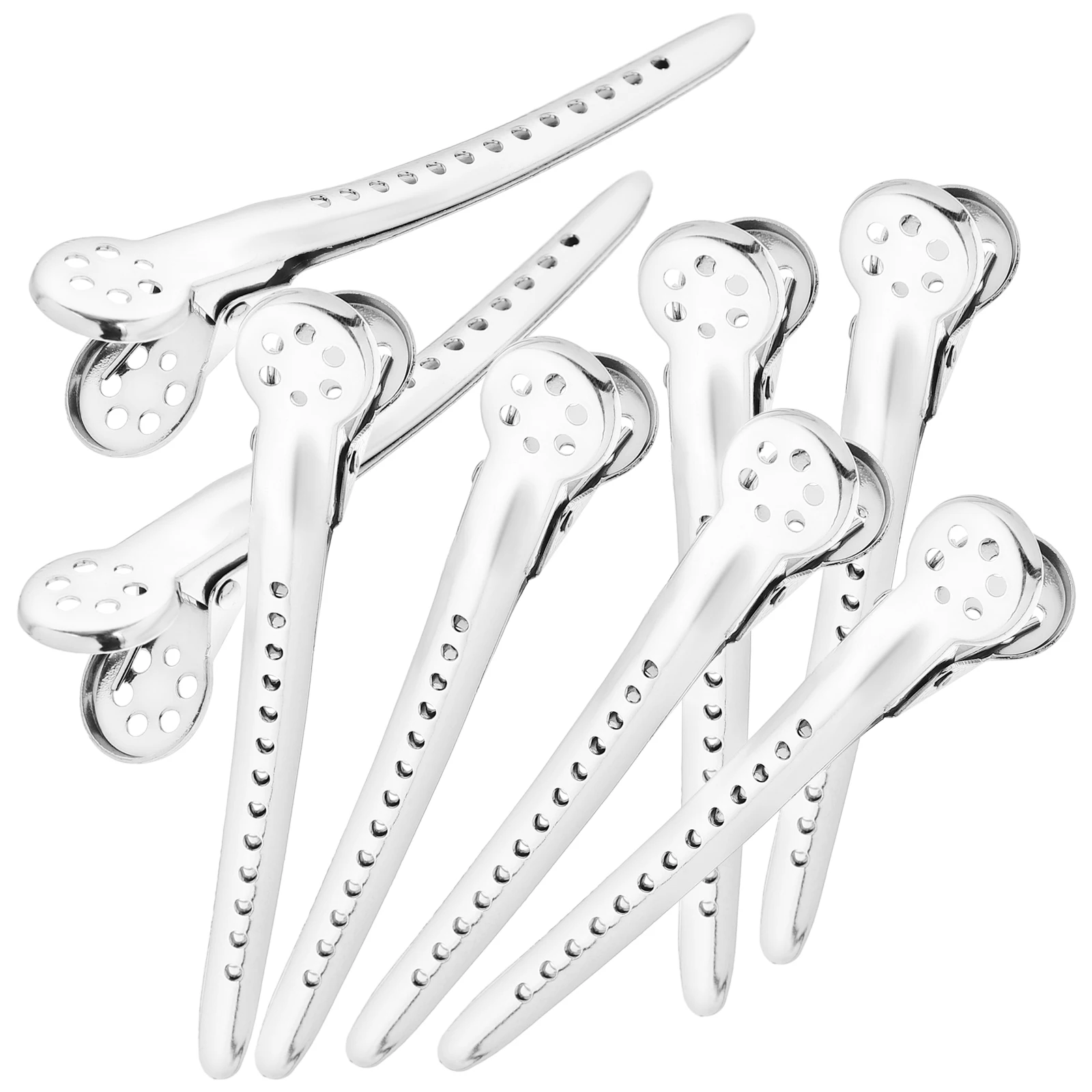 8pcs Metal Hairdressing Clips Durable Safe Professional Design Traceless Grip Ideal Home Store Daily Use Haircut Accessories
8pcs Metal Hairdressing Clips Durable Safe Professional Design Traceless Grip Ideal Home Store Daily Use Haircut Accessories