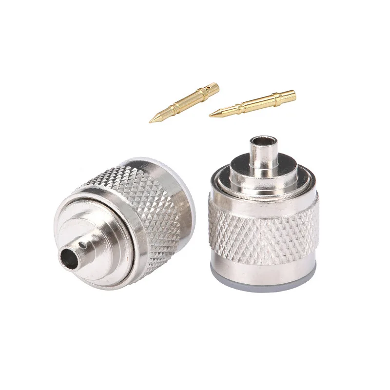 RF coaxial RF connector N-type male head internal screw internal pin connection RG402 CF141 feeder welding joint B3
RF coaxial RF connector N-type male head internal screw internal pin connection RG402 CF141 feeder welding joint B3