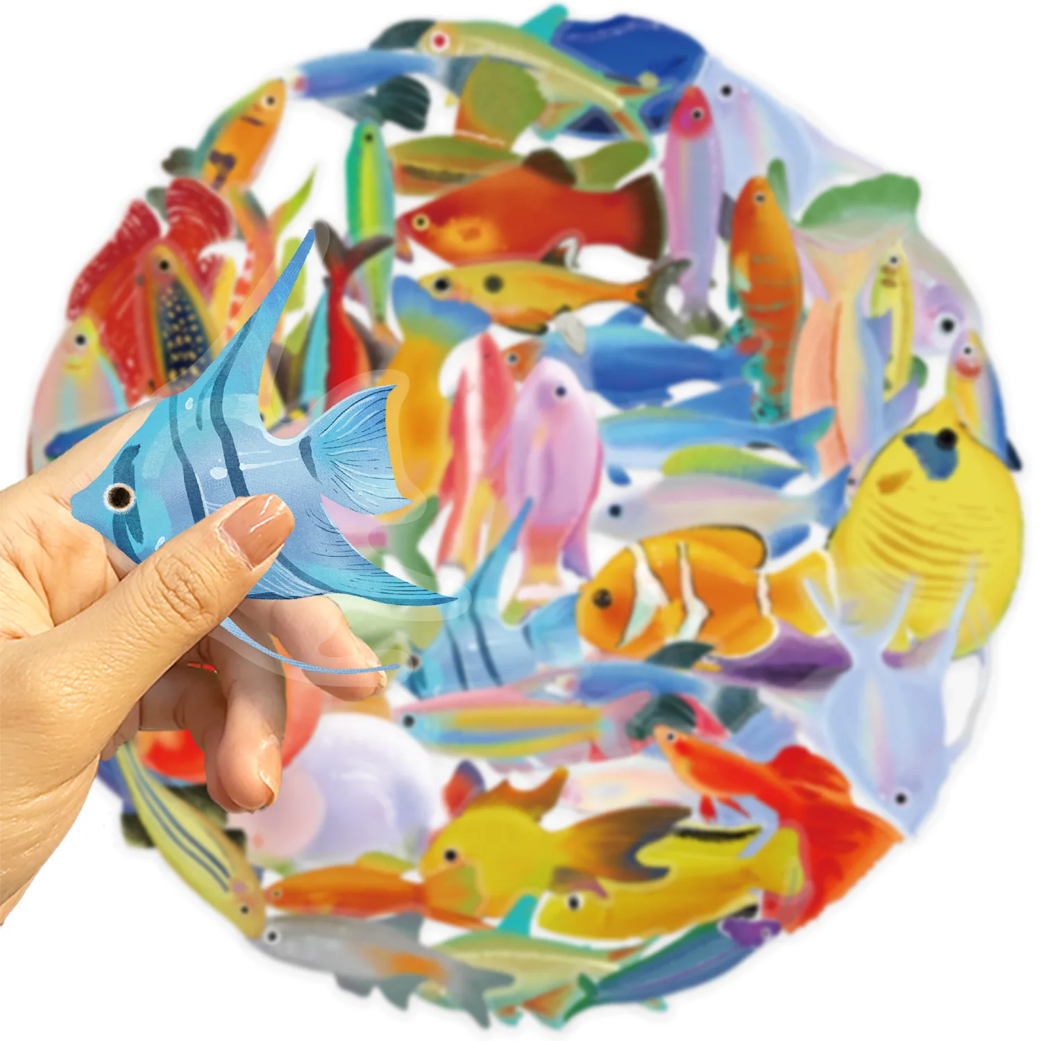 10/50PCS Cartoon Marine Creatures Fish Stickers Fishing Box Suitcase Laptop Guitar Skateboard Decorative PET Material Stickers
10/50PCS Cartoon Marine Creatures Fish Stickers Fishing Box Suitcase Laptop Guitar Skateboard Decorative PET Material Stickers