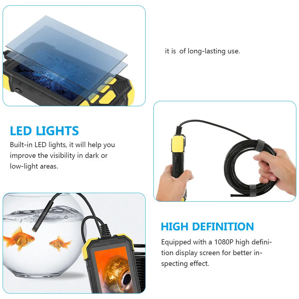 1Set Hd Digital 1080P Waterproof Industrial Inspection Camera for Vehicle Pipe Air Conditioning Handheld Borescope
1Set Hd Digital 1080P Waterproof Industrial Inspection Camera for Vehicle Pipe Air Conditioning Handheld Borescope