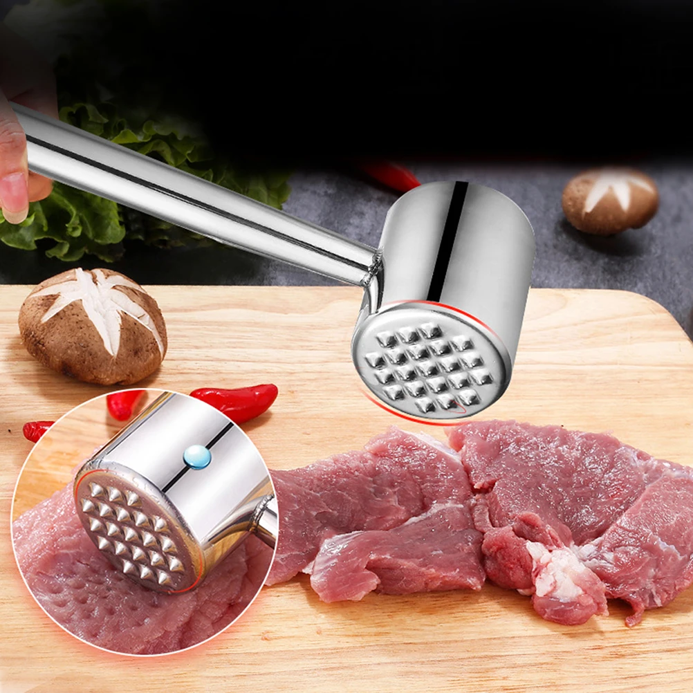 Meat Tenderizer Stainless Steel Steak Hammer Kitchen Tool Mallet Smasher Chicken Beef Pork Tools Flattener Pounder
Meat Tenderizer Stainless Steel Steak Hammer Kitchen Tool Mallet Smasher Chicken Beef Pork Tools Flattener Pounder