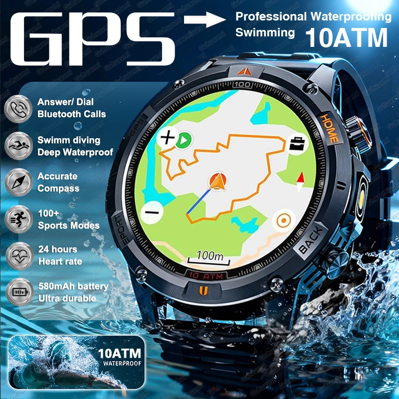 2026 Военные GPS Смарт-часы для мужчин с компасом и фонариком 10 АТМ Водонепроницаемые умные часы с трекером активности Несколько спортивных часов
2026 Военные GPS Смарт-часы для мужчин с компасом и фонариком 10 АТМ Водонепроницаемые умные часы с трекером активности Несколько спортивных часов