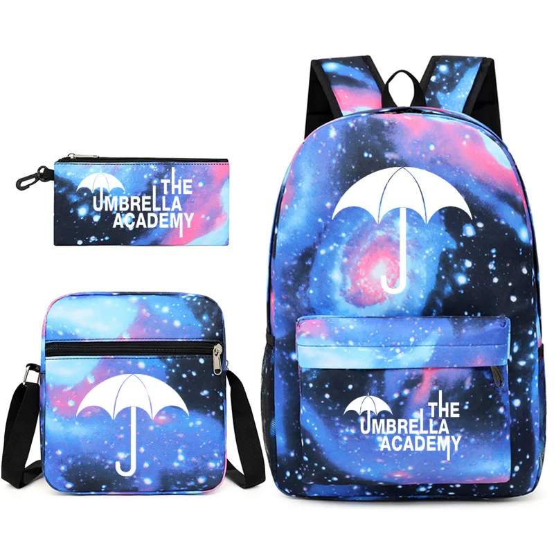 Classic TV the umbrella academy Print 3pcs/Set pupil School Bags Laptop Daypack Backpack Inclined shoulder bag Pencil Case
Classic TV the umbrella academy Print 3pcs/Set pupil School Bags Laptop Daypack Backpack Inclined shoulder bag Pencil Case