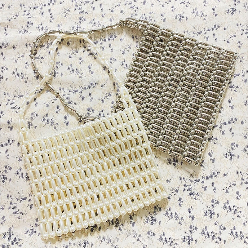 Модная девушка с элитным и нишевым дизайном, тканая сумка, искусственный жемчуг из бисера ручной работы, сумочка для званого ужина.
Модная девушка с элитным и нишевым дизайном, тканая сумка, искусственный жемчуг из бисера ручной работы, сумочка для званого ужина.