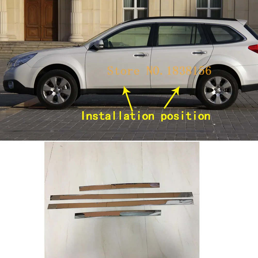 For Subaru Outback 2010 2011 2012 2013 2014 Car Styling Side Door Body Trim Stick Strip Molding Stream Lamp Panel Bumper 4pcs
For Subaru Outback 2010 2011 2012 2013 2014 Car Styling Side Door Body Trim Stick Strip Molding Stream Lamp Panel Bumper 4pcs