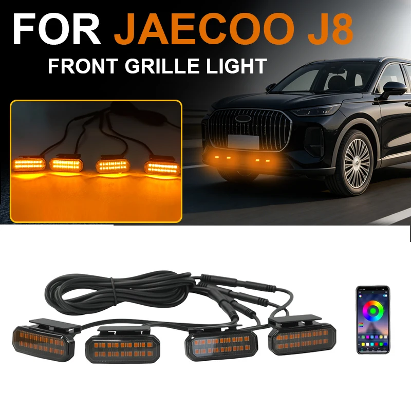 LED Front Grille Light FOR JAECOO J8 Car Daytime Running Light Wheel Eyebrow Lamp For Pickup Offroad 12V
LED Front Grille Light FOR JAECOO J8 Car Daytime Running Light Wheel Eyebrow Lamp For Pickup Offroad 12V