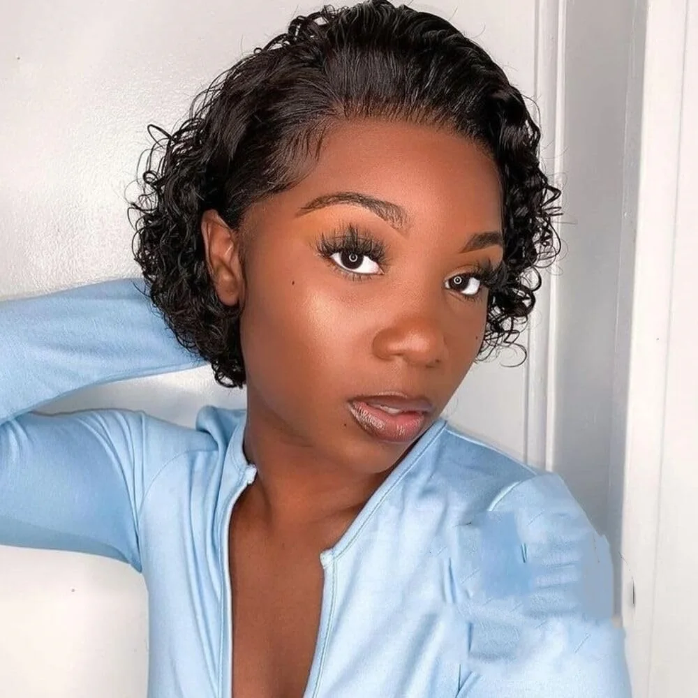 Pixie Cut Wig Human Hair Short Curly Lace Front Wigs Human Hair 13X4 Short Curly Bob Human Hair Wigs Short Wigs for Women
Pixie Cut Wig Human Hair Short Curly Lace Front Wigs Human Hair 13X4 Short Curly Bob Human Hair Wigs Short Wigs for Women