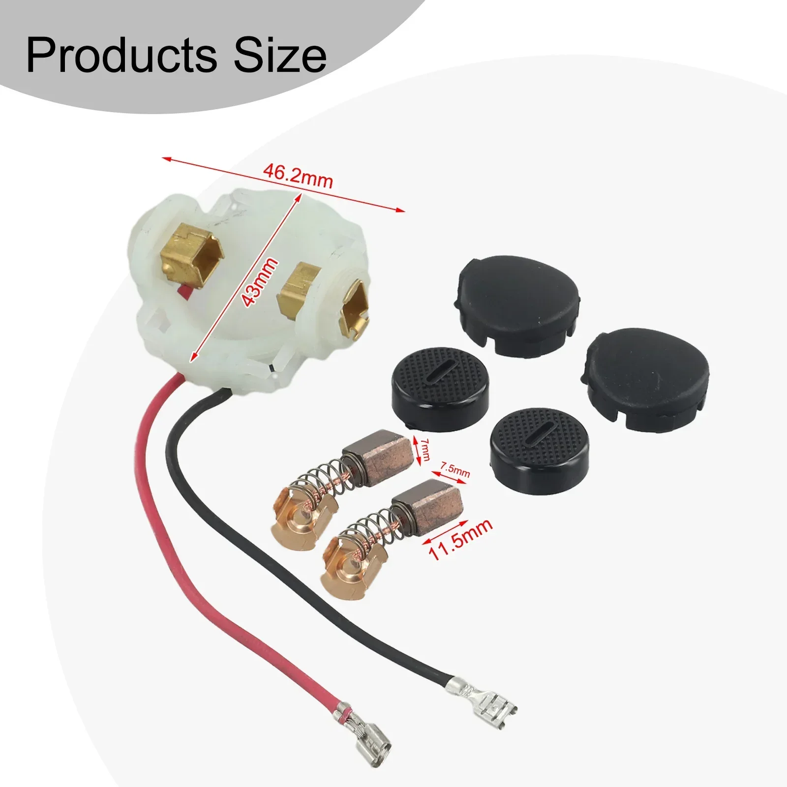 High Quality Accessories Multimeter Test Leads Inspection Carbon Brush Kit IDC Connector 7pcs Plastic 638448-2
High Quality Accessories Multimeter Test Leads Inspection Carbon Brush Kit IDC Connector 7pcs Plastic 638448-2