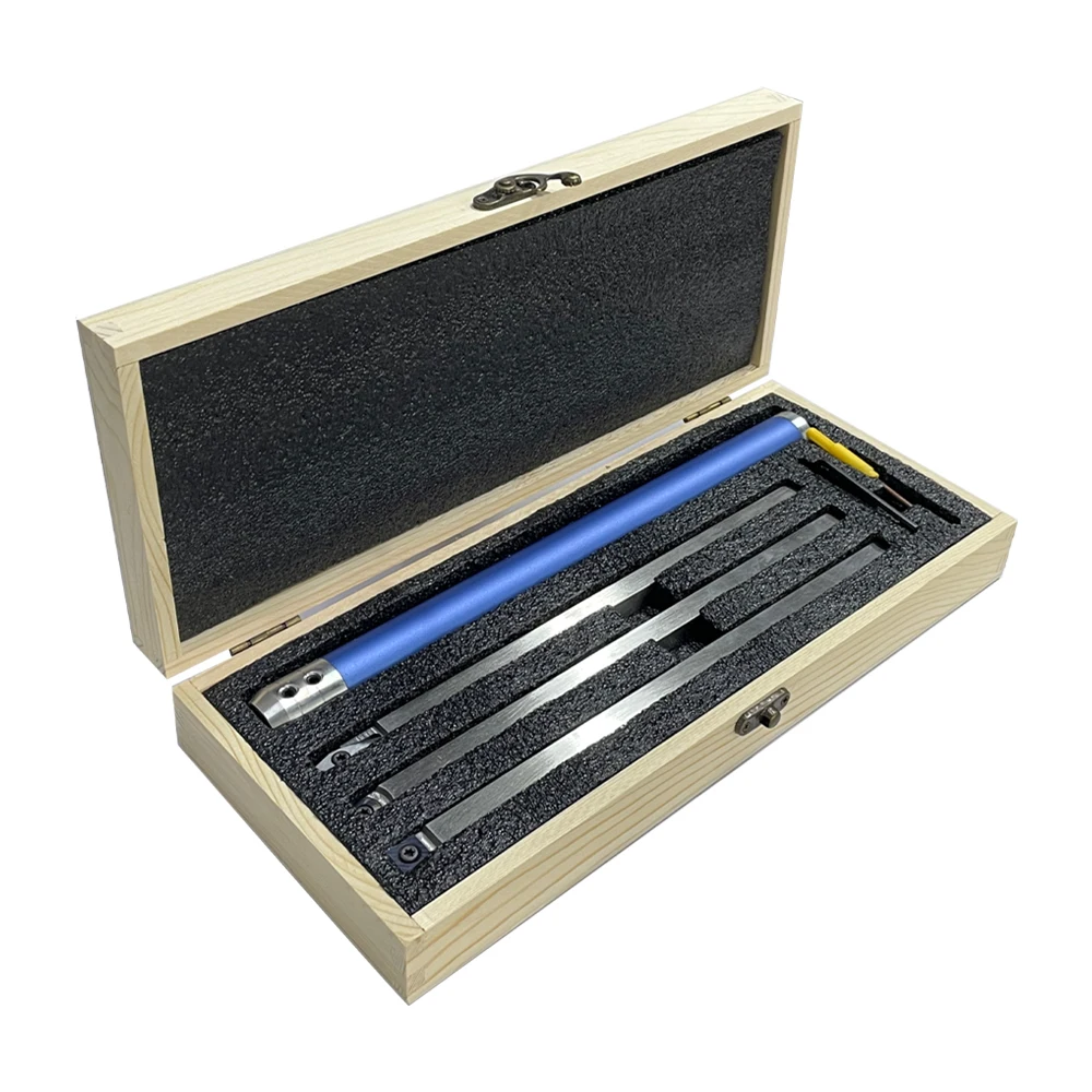 4 in 1 Carbide Tip Wood Lathe Turning Tool Kit with Cutting Inserts & Box for Lathe Woodworking Tools Accessories(Metal Handle)
4 in 1 Carbide Tip Wood Lathe Turning Tool Kit with Cutting Inserts & Box for Lathe Woodworking Tools Accessories(Metal Handle)