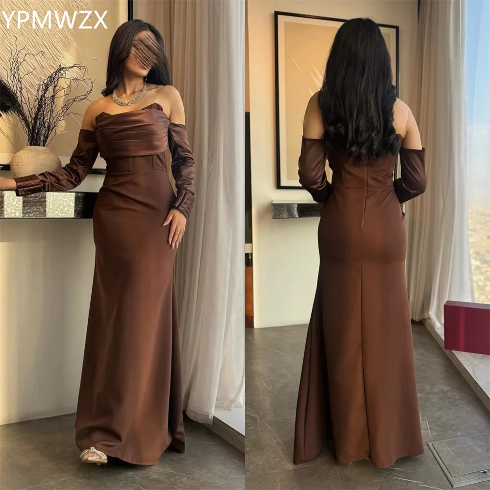 Customized Evening Dress Women Prom Gown Formal Party YPMWZX Off-the-shoulder Mermaid Floor Length Skirts Shirred Fold Bespoke O
Customized Evening Dress Women Prom Gown Formal Party YPMWZX Off-the-shoulder Mermaid Floor Length Skirts Shirred Fold Bespoke O