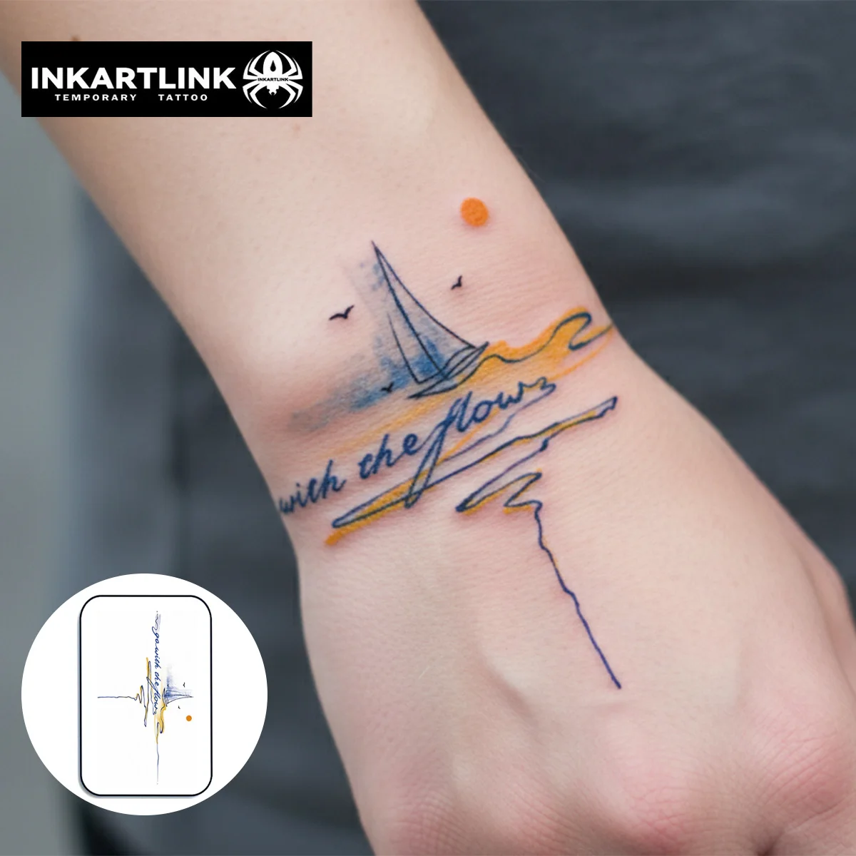 INKARTLINK временные татуировки наклейки водостойкая цветная печать искусство пейзажная живопись временные татуировки товары для вечеринок DIY Sticke
INKARTLINK временные татуировки наклейки водостойкая цветная печать искусство пейзажная живопись временные татуировки товары для вечеринок DIY Sticke