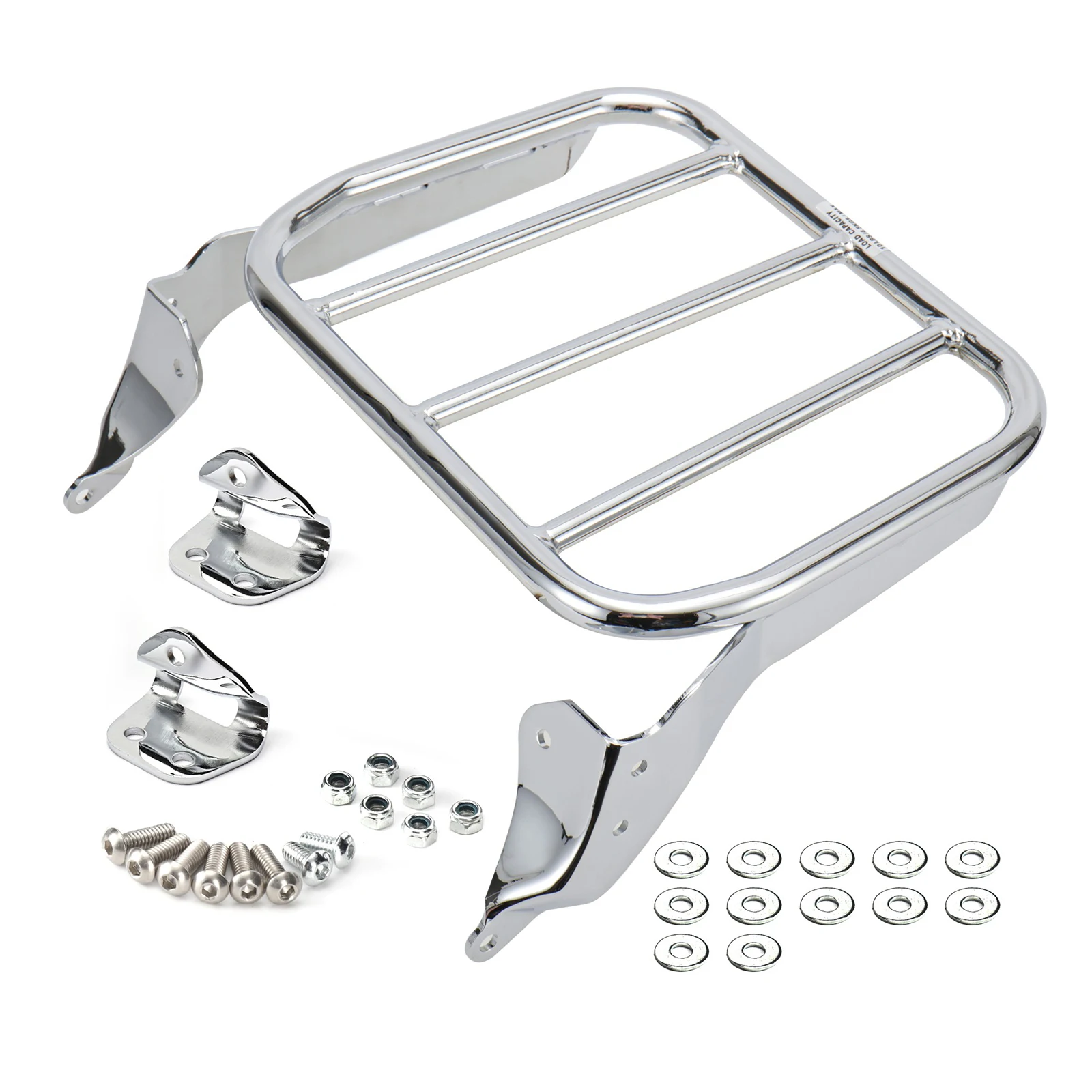 Softail Luggage Rack for Harley 2018-later Softail Sport Glide FLSB Fat Bob FXFB FXFBS Low Rider FXLR FXLRS FXLRST, Chrome/Black
Softail Luggage Rack for Harley 2018-later Softail Sport Glide FLSB Fat Bob FXFB FXFBS Low Rider FXLR FXLRS FXLRST, Chrome/Black