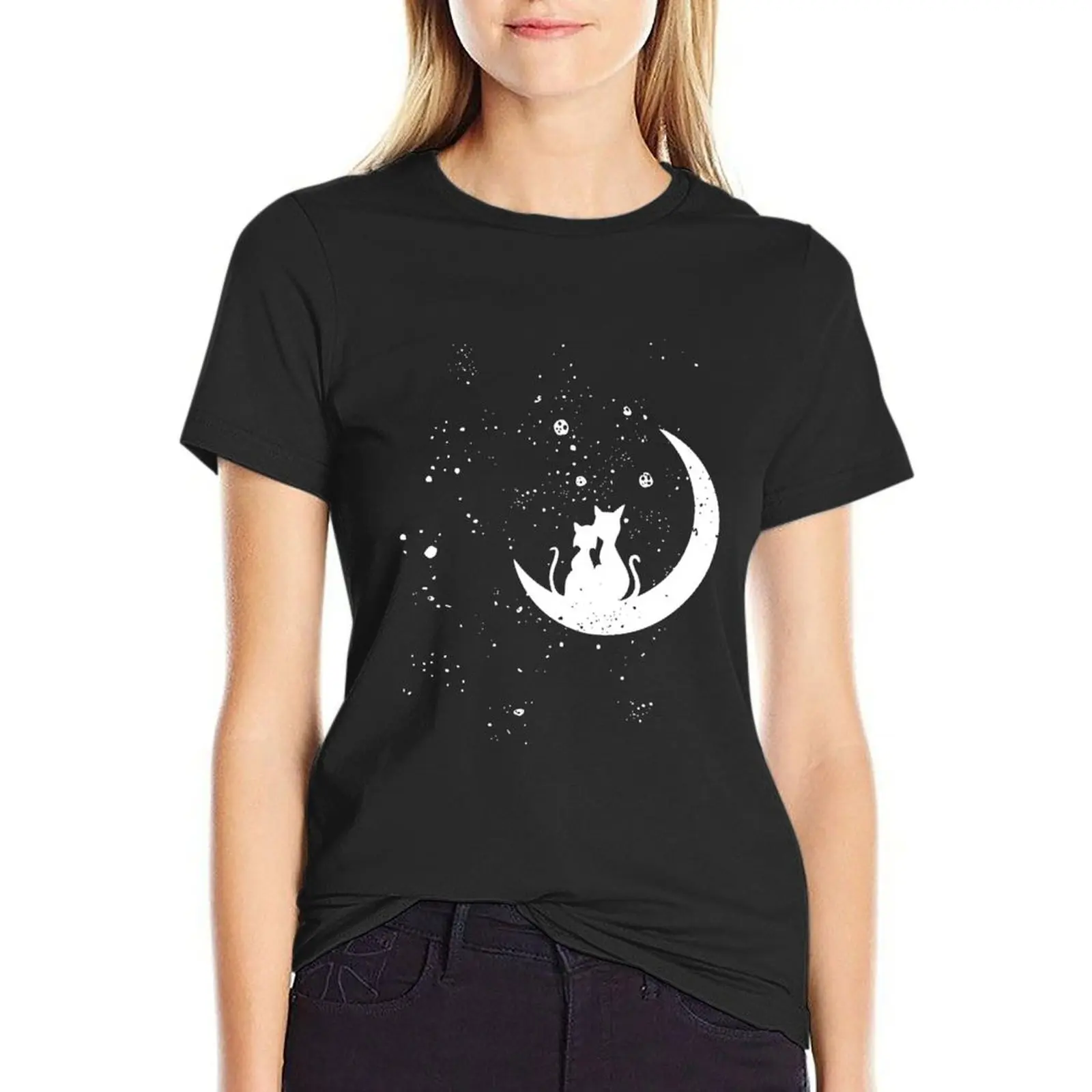 cats to moon T-Shirt lady clothes aesthetic clothes t-shirts for Women loose fit
cats to moon T-Shirt lady clothes aesthetic clothes t-shirts for Women loose fit