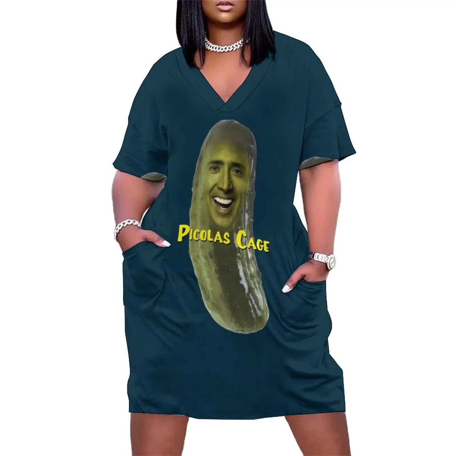 Picolas Cage Loose Pocket Dress Party dresses bandage dress summer dress women 2025
Picolas Cage Loose Pocket Dress Party dresses bandage dress summer dress women 2025