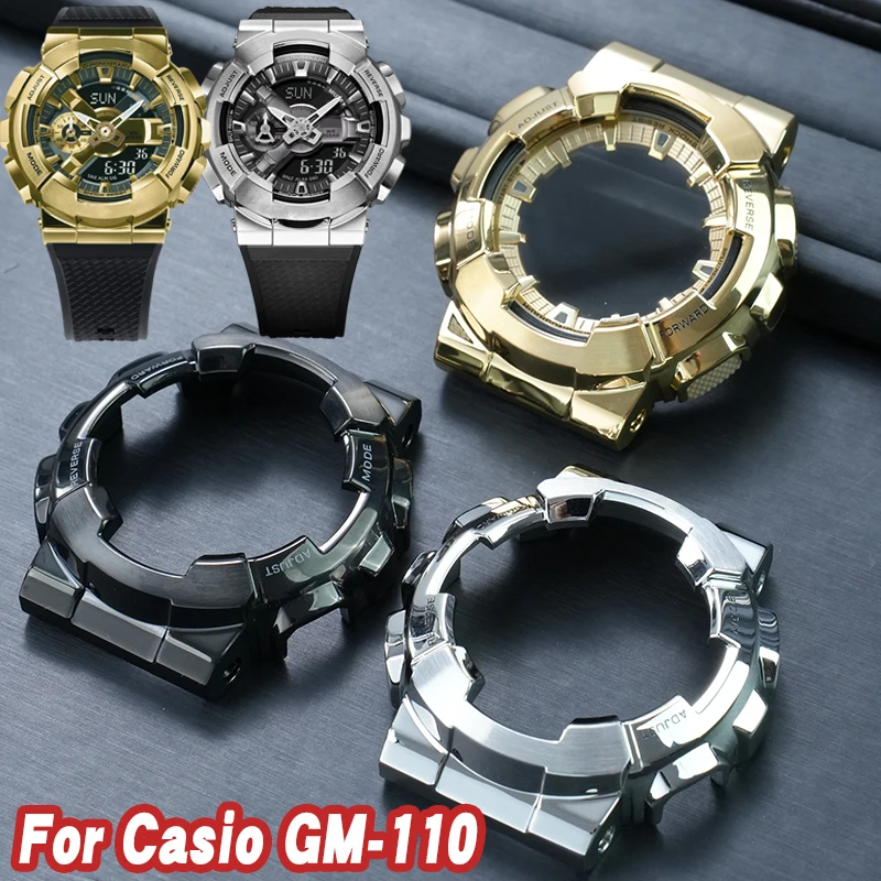 Новый комплект для модификации GM-110B: ремешок и корпус для Casio G-shock GM-110, мужской модифицированный корпус из нержавеющей стали, металлический браслет с инструментами.
Новый комплект для модификации GM-110B: ремешок и корпус для Casio G-shock GM-110, мужской модифицированный корпус из нержавеющей стали, металлический браслет с инструментами.
