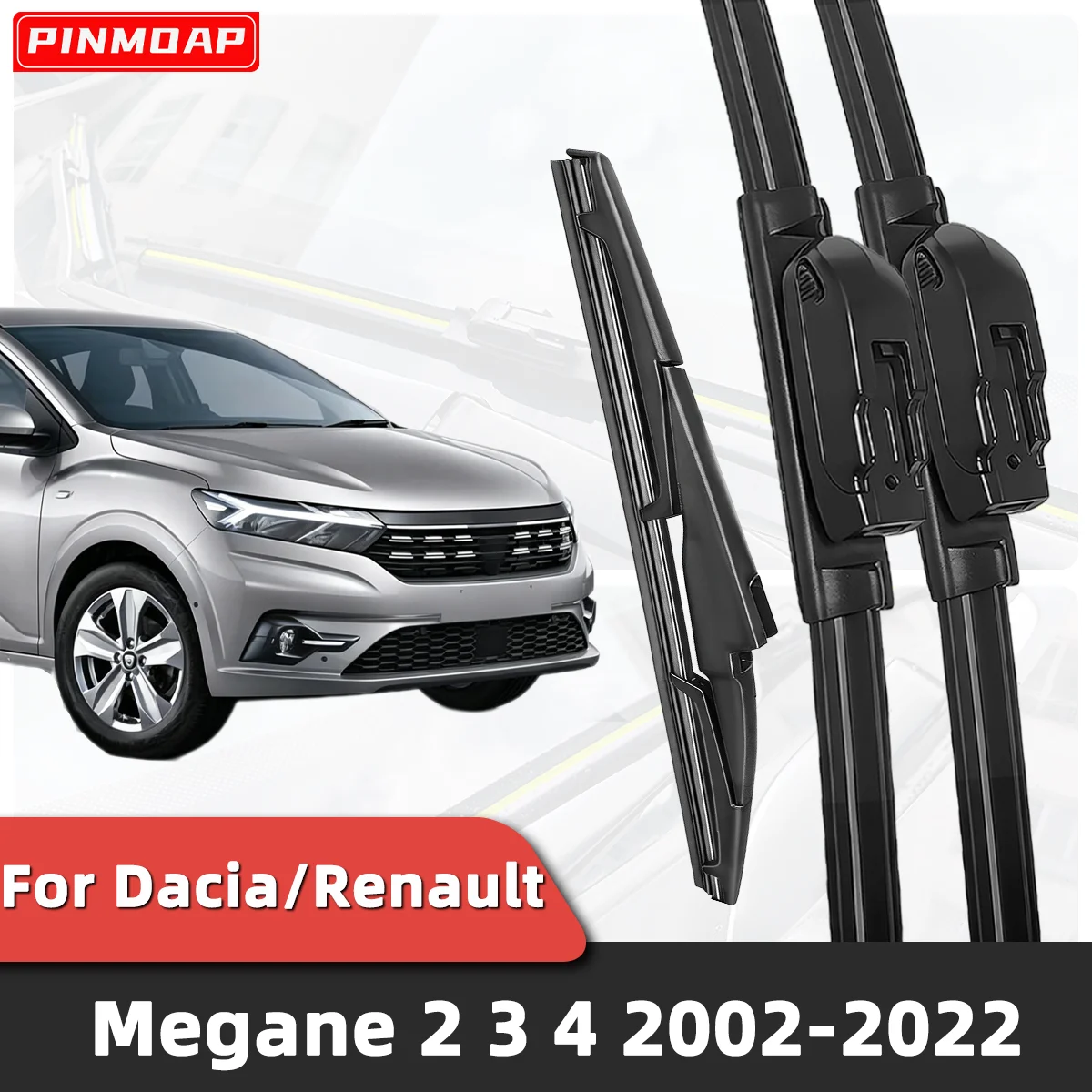 3PCS Front Rear Wiper Blades Fit For Dacia/Renault Megane 2 3 4 2002-2022 Car Premium Quiet Streak-Free Durable Auto Accessories
3PCS Front Rear Wiper Blades Fit For Dacia/Renault Megane 2 3 4 2002-2022 Car Premium Quiet Streak-Free Durable Auto Accessories