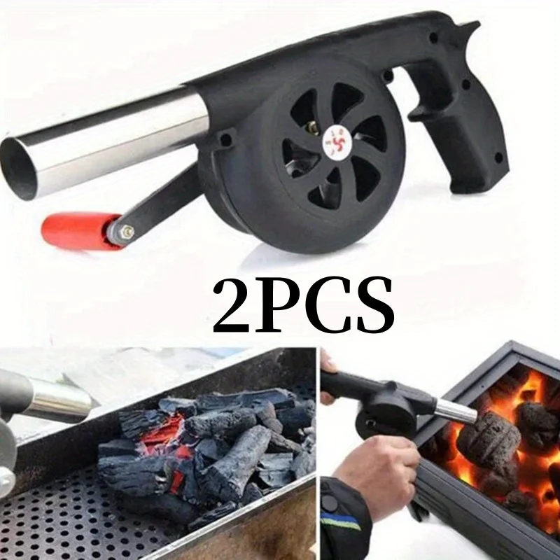 Высокопроизводительная портативная ручная воздуходувка 2A | Устройство для быстрого розжига костра и ускорения горения для барбекю и кемпинга - Компактное, простое в использовании
Высокопроизводительная портативная ручная воздуходувка 2A | Устройство для быстрого розжига костра и ускорения горения для барбекю и кемпинга - Компактное, простое в использовании