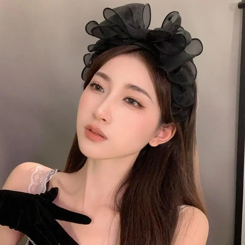 652F Black Mesh Hairband HairBands Retro-Butterfly Knot Hair Hoop Fashionable Hairband for Women and Teens Hair Hoop
652F Black Mesh Hairband HairBands Retro-Butterfly Knot Hair Hoop Fashionable Hairband for Women and Teens Hair Hoop