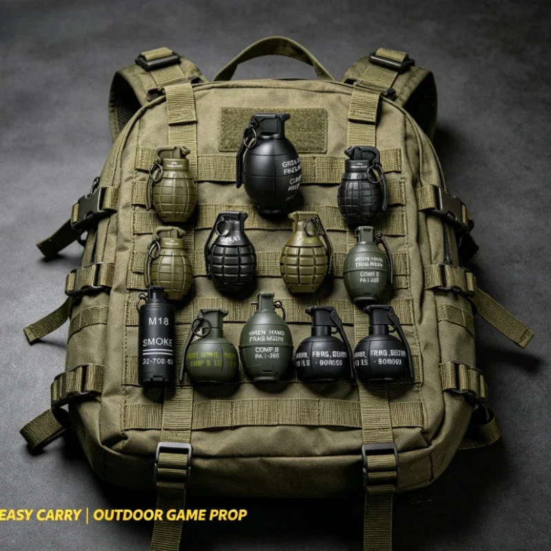 M67 Smoke Grenade Toy Model Water Burst 10 Styles Novelty Game Prop for Outdoor Play Action Toy
M67 Smoke Grenade Toy Model Water Burst 10 Styles Novelty Game Prop for Outdoor Play Action Toy