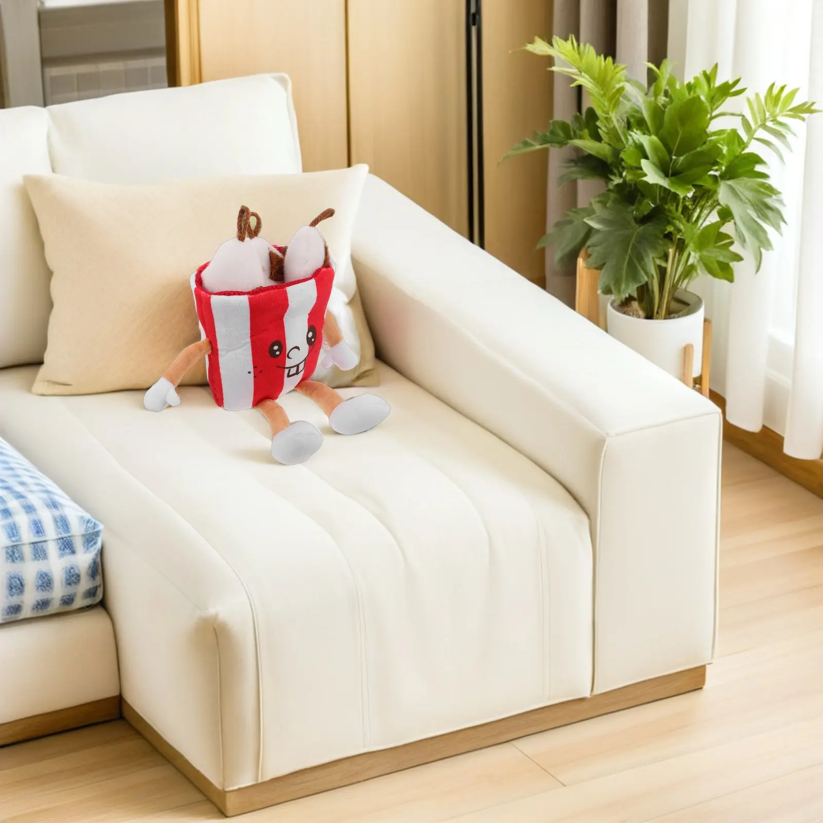 3D Realistic Popcorn Shaped Cushion 30Cm Soft Comfort Pillow for Snuggling Relaxing Stress Relief Home Decor Living Room Bedroom
3D Realistic Popcorn Shaped Cushion 30Cm Soft Comfort Pillow for Snuggling Relaxing Stress Relief Home Decor Living Room Bedroom
