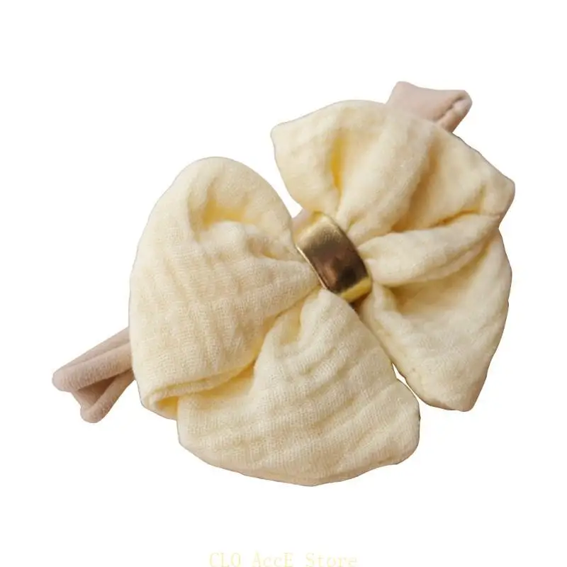 16FE Trend Ruffled Bowknot Hairband for Baby Fashionable Infant Headband Elastic Hair Bands Shower Gift for Newborn Toddlers
16FE Trend Ruffled Bowknot Hairband for Baby Fashionable Infant Headband Elastic Hair Bands Shower Gift for Newborn Toddlers