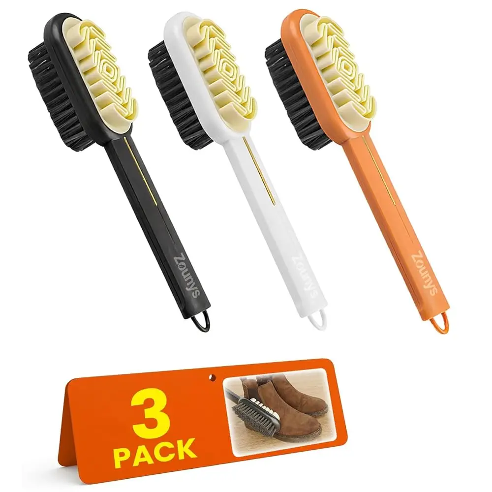 3-Pack Suede Shoe Brush Rubber Shoe Brushes, Professional Shoe Brushes for Cleaning and Boot Brush, Soft Bristles for All-Rou
3-Pack Suede Shoe Brush Rubber Shoe Brushes, Professional Shoe Brushes for Cleaning and Boot Brush, Soft Bristles for All-Rou