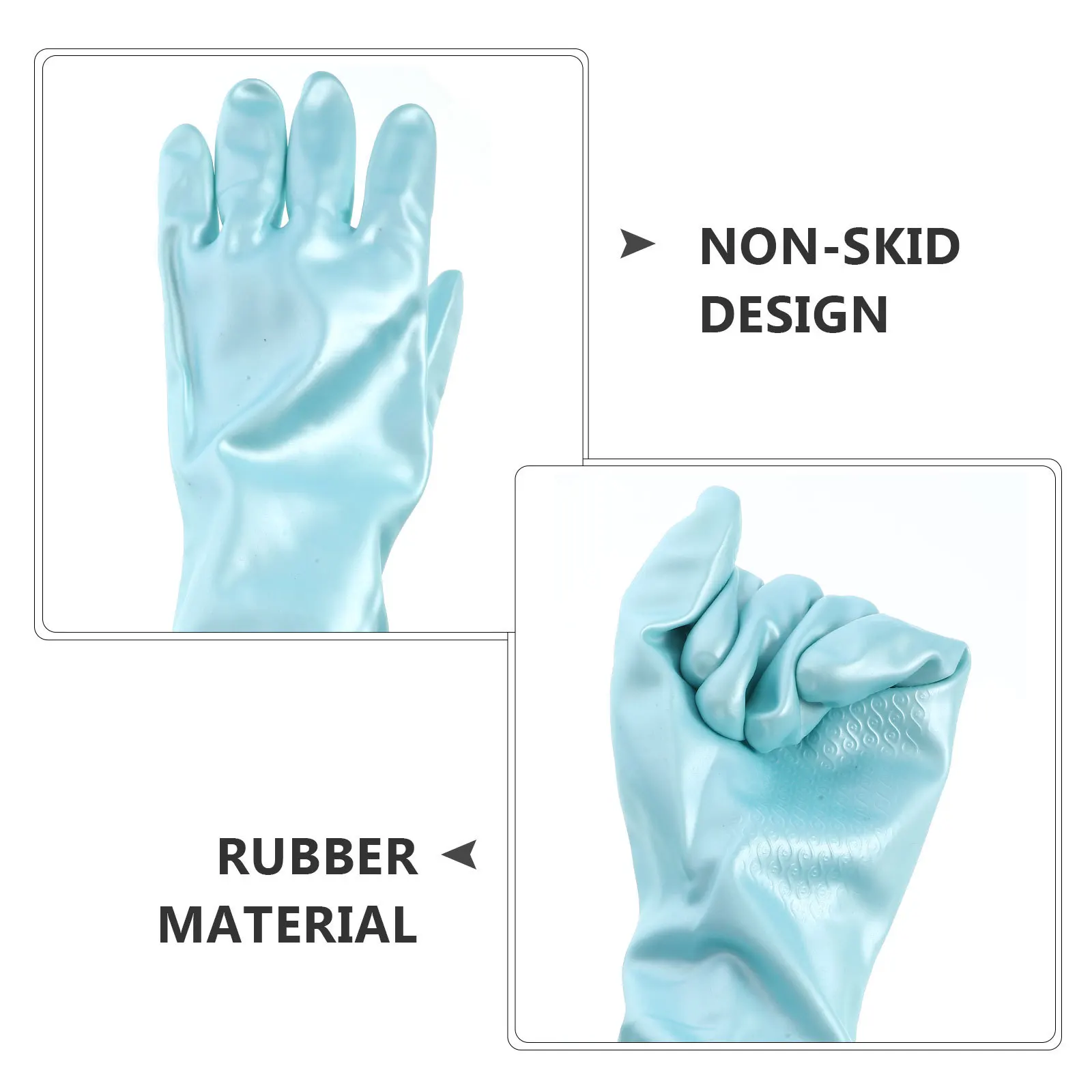 2Pairs Waterproof Cleaning Gloves Reusable Rubber Dishwashing Gloves for Kitchen Household Removal Tasks
2Pairs Waterproof Cleaning Gloves Reusable Rubber Dishwashing Gloves for Kitchen Household Removal Tasks