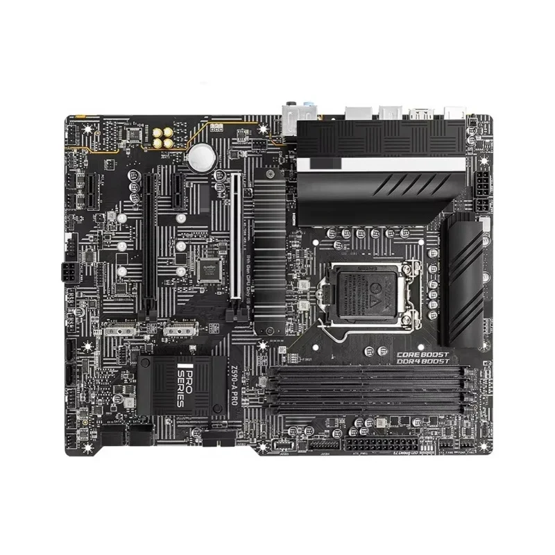 Основная плата для настольных ПК MSI Z590-A PRO, 1200 контактов, поддержка процессора 10 11 поколения
Основная плата для настольных ПК MSI Z590-A PRO, 1200 контактов, поддержка процессора 10 11 поколения