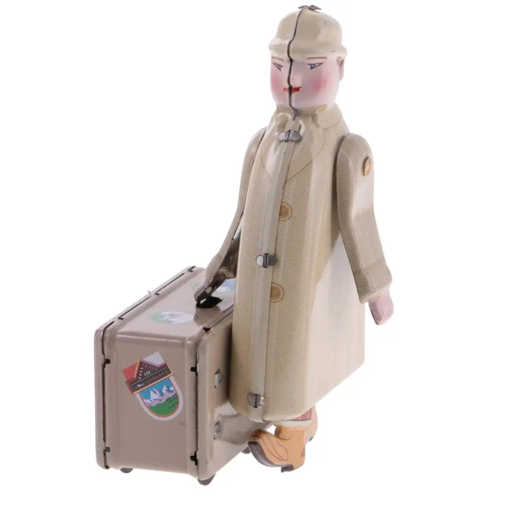 Wind Toy Passenger W. Luggage Clockwork Mechanical Walking
Wind Toy Passenger W. Luggage Clockwork Mechanical Walking