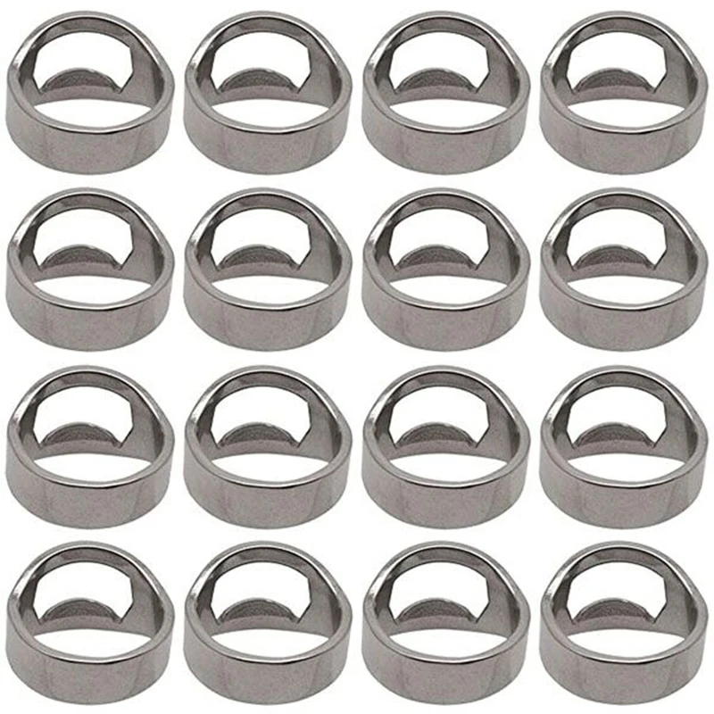 16-Piece Stainless Steel Beer Ring Bottle Opener of Inner Diameter 22MM, Wedding Supplies Party Souvenirs
16-Piece Stainless Steel Beer Ring Bottle Opener of Inner Diameter 22MM, Wedding Supplies Party Souvenirs
