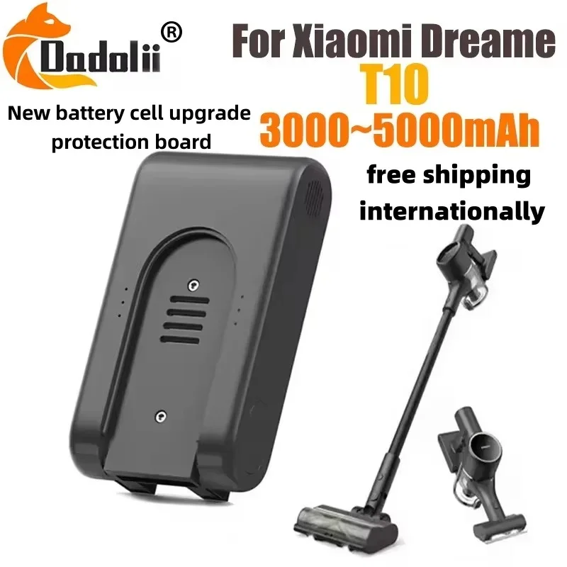 A high-performance 25.2V 4000mAh replaceable rechargeable lithium-ion battery pack designed specifically for the Dreame T10 hand
A high-performance 25.2V 4000mAh replaceable rechargeable lithium-ion battery pack designed specifically for the Dreame T10 hand