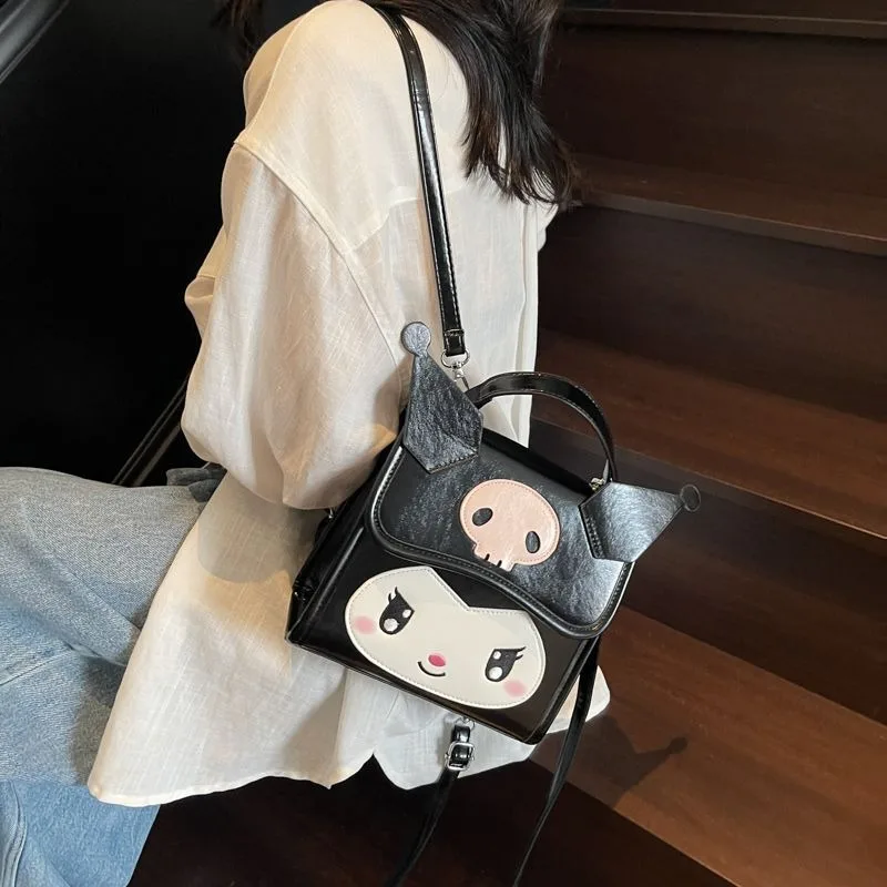 Anime Cartoon Kawaii 2026 Sanrio Kuromi Backpack Summer New Style Niche Design Shoulder Bag Large Capacity Travel Handbag Gift
Anime Cartoon Kawaii 2026 Sanrio Kuromi Backpack Summer New Style Niche Design Shoulder Bag Large Capacity Travel Handbag Gift