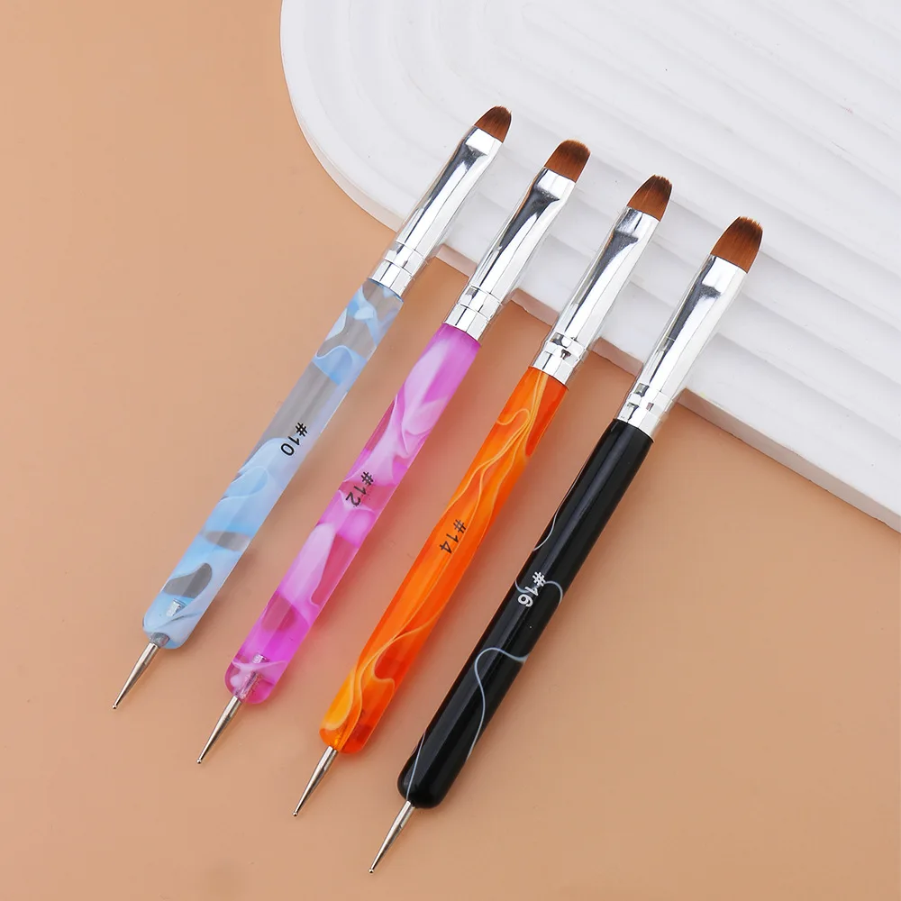 Nail Art Dotting Pen Set, 4 Color Acrylic Handle French Gel Brush Kit, Gradient Drawing Liner Tool for Manicure DIY
Nail Art Dotting Pen Set, 4 Color Acrylic Handle French Gel Brush Kit, Gradient Drawing Liner Tool for Manicure DIY