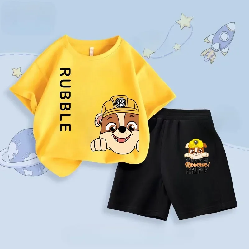 Summer T-shirt Kids Set 3-14 Years Boys Girls Casual Short Sleeve Crew Neck T-shirt Shorts Puppy Team Personality Clothing
Summer T-shirt Kids Set 3-14 Years Boys Girls Casual Short Sleeve Crew Neck T-shirt Shorts Puppy Team Personality Clothing
