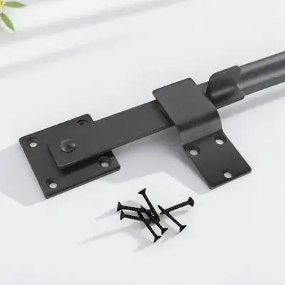1Set Barn Door Latch Sturdy Iron Lock Buckle 180 Degree Sliding Screen Door Clasp for Fence Gate Anti Theft Hardware
1Set Barn Door Latch Sturdy Iron Lock Buckle 180 Degree Sliding Screen Door Clasp for Fence Gate Anti Theft Hardware