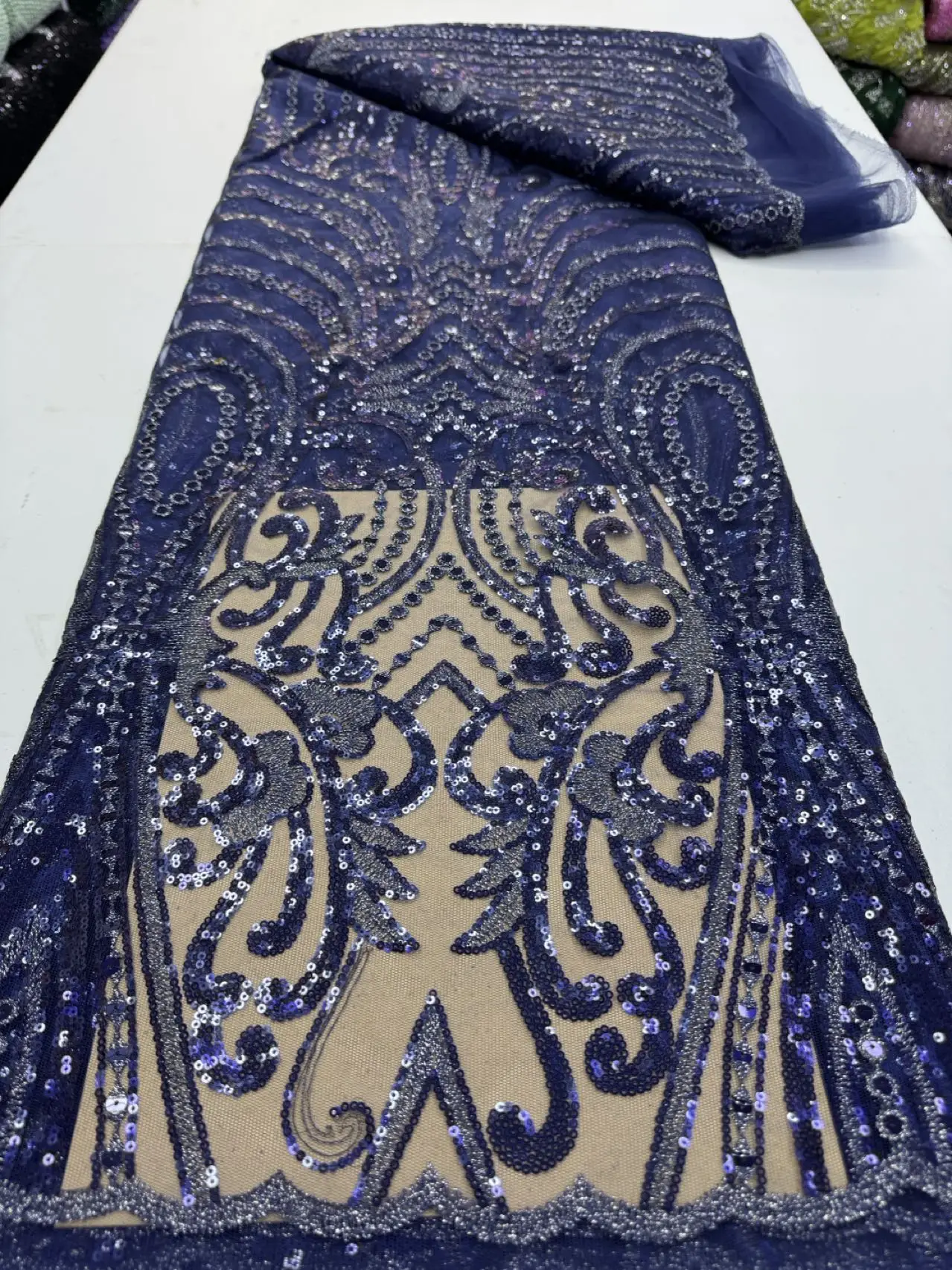 2026 High Quality African Nigerian Latest Tulle Lace Fabric With Embroidery Sewing Guipure Organza Prom Dresses Sequins 5Yards
2026 High Quality African Nigerian Latest Tulle Lace Fabric With Embroidery Sewing Guipure Organza Prom Dresses Sequins 5Yards