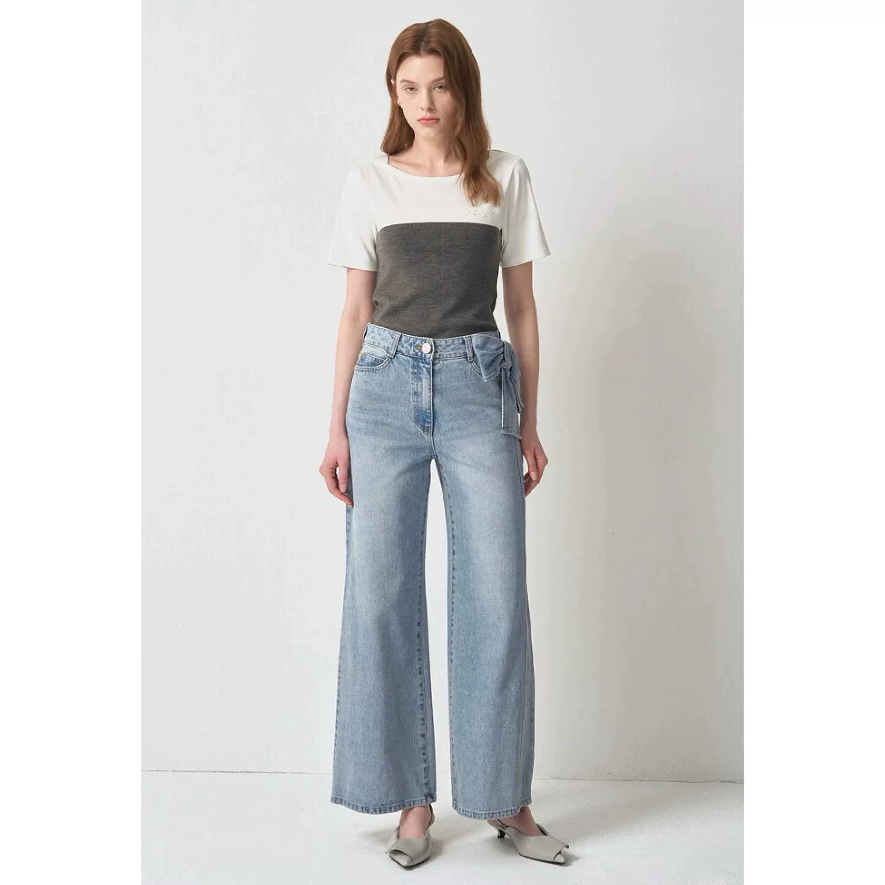 Leather Cheese MIN26 Spring Casual Versatile Detachable Knot mid High Waist Straight Leg Jeans Women's Loose Fit Co...
Leather Cheese MIN26 Spring Casual Versatile Detachable Knot mid High Waist Straight Leg Jeans Women's Loose Fit Co...