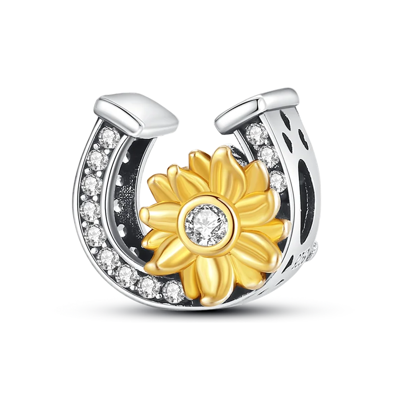 Fit Original Pandora Bracelet&Bangle 100% 925 Sterling Silver Sunflower horseshoe Beads For Women Birthday Fashion Jewelry Gift
Fit Original Pandora Bracelet&Bangle 100% 925 Sterling Silver Sunflower horseshoe Beads For Women Birthday Fashion Jewelry Gift